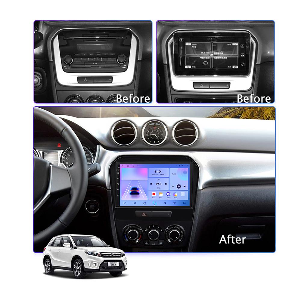 Android Carplay Car Radio For Suzuki Vitara 2015-2022 Multimedia Player Head Unit Stereo GPS Navigation BT WIFI 2+32GB