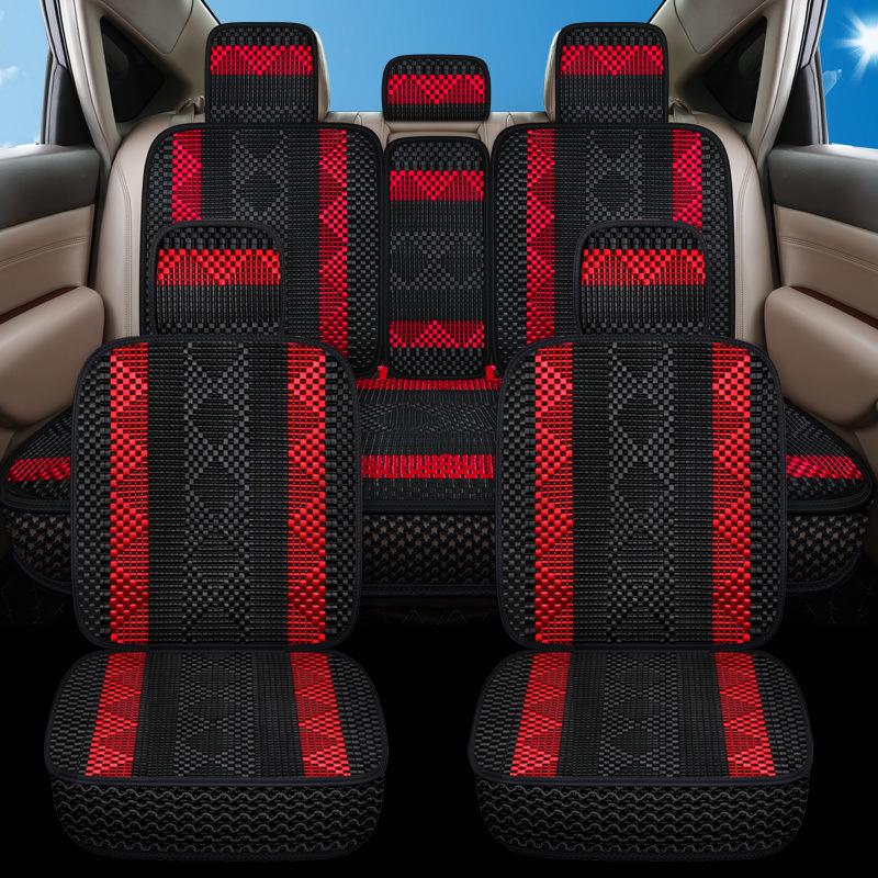 

Универсальный дышащий комплект подушек для автомобильных сидений на все сезоны - Полный охват для пятиместных автомобилей Standard Single Seat