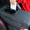 Car Armrest Cushion Car Console Pad Center Cup Holder Automotive Accessories For Storage Travel Vehicle Men Women Driving RV