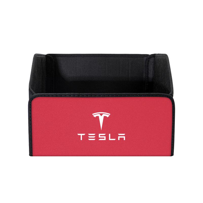 Tesla Składany Samochodowy Organizer do Bagażnika Pudełko na Narzędzia Klucze do Highland S Cybertruck 3 Model Y X Juguete Bonina SpaceX