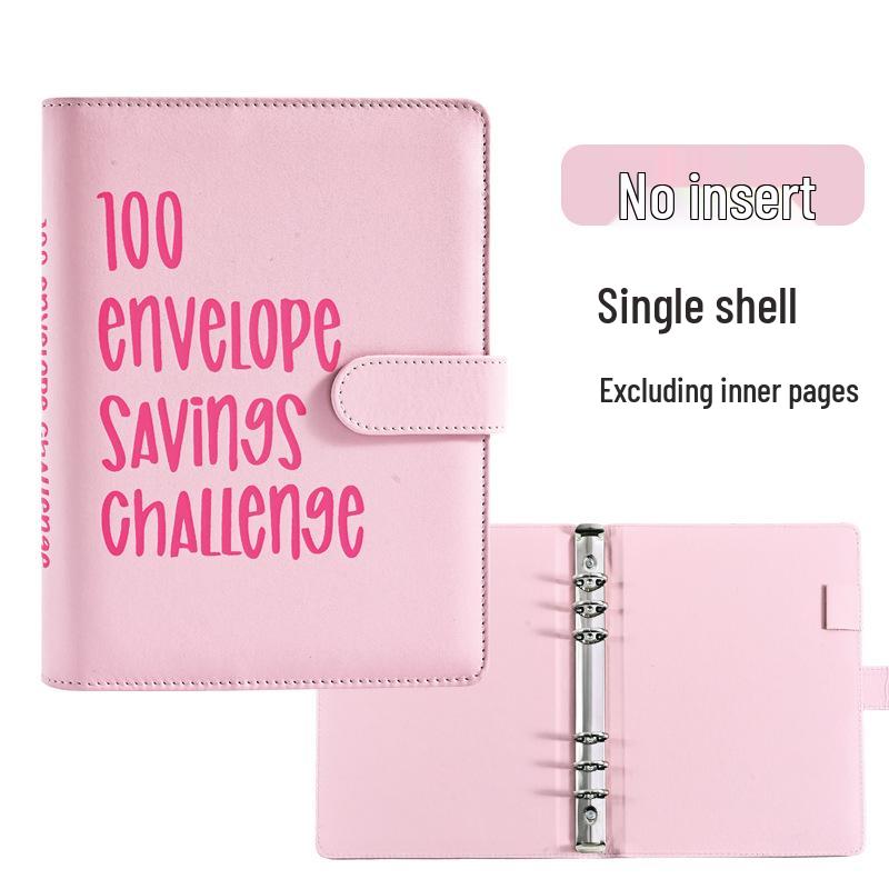 A5 Couple's 100-Day Savings Notebook with Insertable Binder