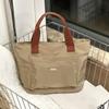 Casual Handbag Simple Contrast Color Casual Fabric Women's Handbag for Work and Commuting, Suitable for Mother's Day and Teacher's Day