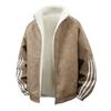 Dm PU Leather Men's Cotton Coat Thickened Double-sided Cotton Coat For Men
