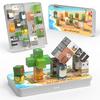 Italian Brainrot Mini Magnetic Blocks with Portable Iron Box, Tralalero Tralala Figures Travel Magnetic Building Blocks