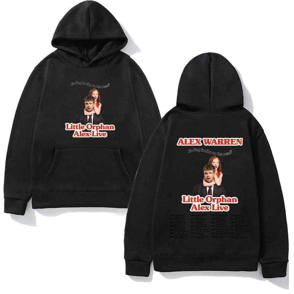 

Little Orphan Alex Live2026 Hoodie 2026 NEW High Quality Alex Warren Fleece Sweatshirt Website with Hooded Comfortable XS чорний