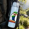 1PC Mario And Luigi Brother Duo 750ml Color Plastic Water Bottle Leakproof Flip Straw Lid For Sports Office Home Use