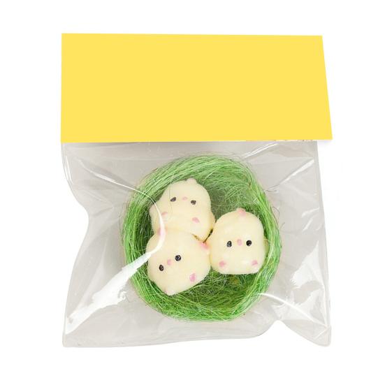 Stress Relief Nest Chick Toy Slow Rising Simulation Chicken Fidget Toy Decompression Three Chicken Squeeze Sensory Toy