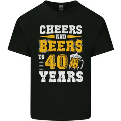 T-shirt Homme Coton 40ème Anniversaire 40 Ans Drôle Alcool Top