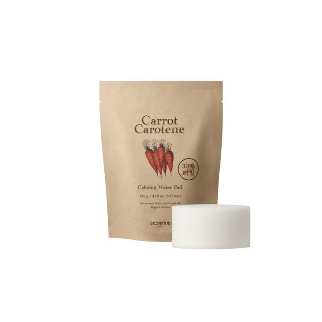 

Skinfood Carrot Carotene Calming Water Pad 30 sheets - MINI 30 Sheets (Refill Pouch)