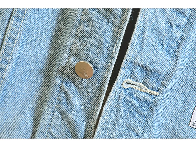 Hooded Denim Jacket: 2023 Korean Style, Color Block, Plus Size, Unisex, Loose Casual Outerwear.