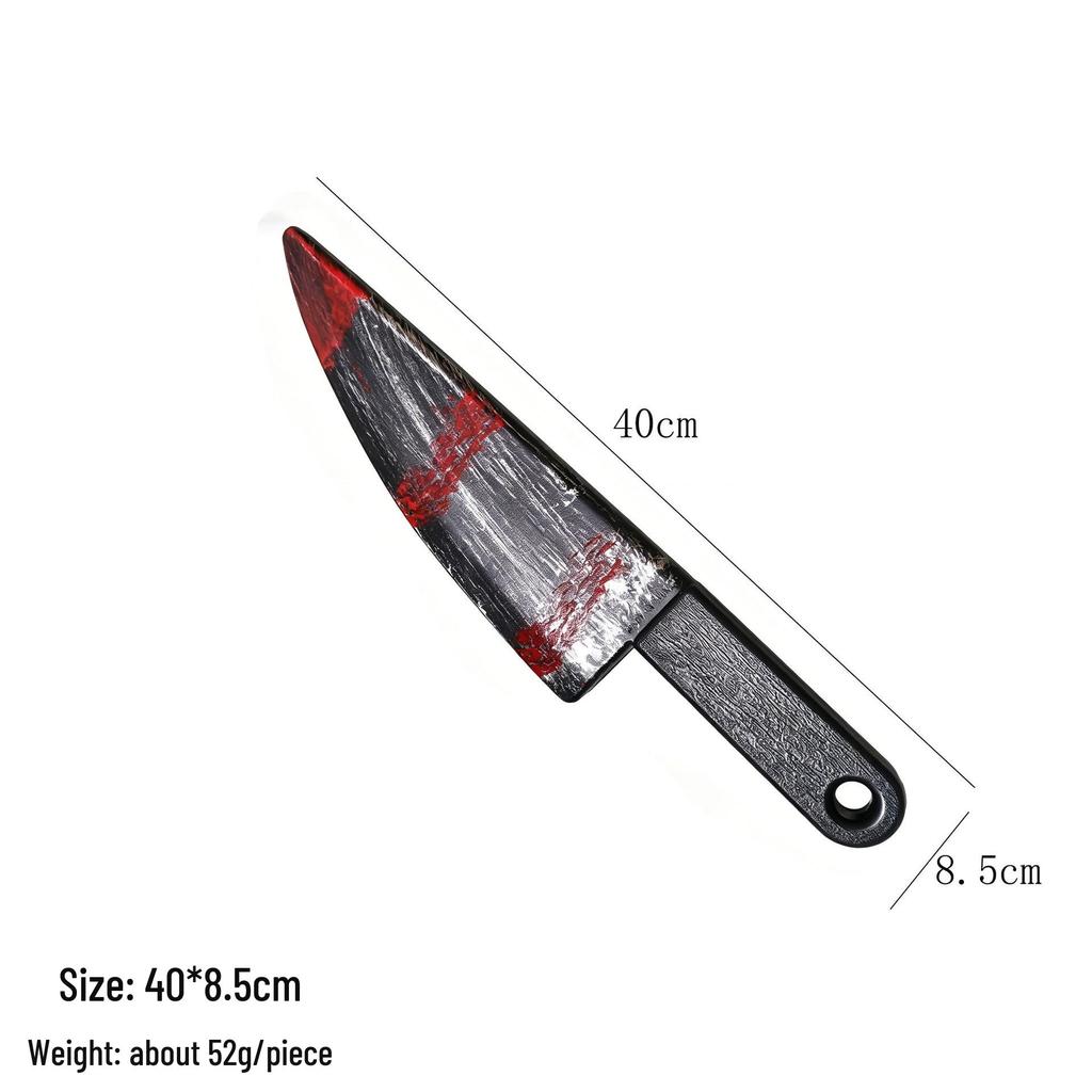 Halloween Blood-Tipped Decorative Knife for Prank and Ghost Festival