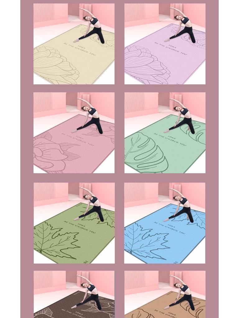 Rutschfeste, stoßdämpfende Yoga- und Fitnessmatte – extra lang und breit für Männer und Frauen