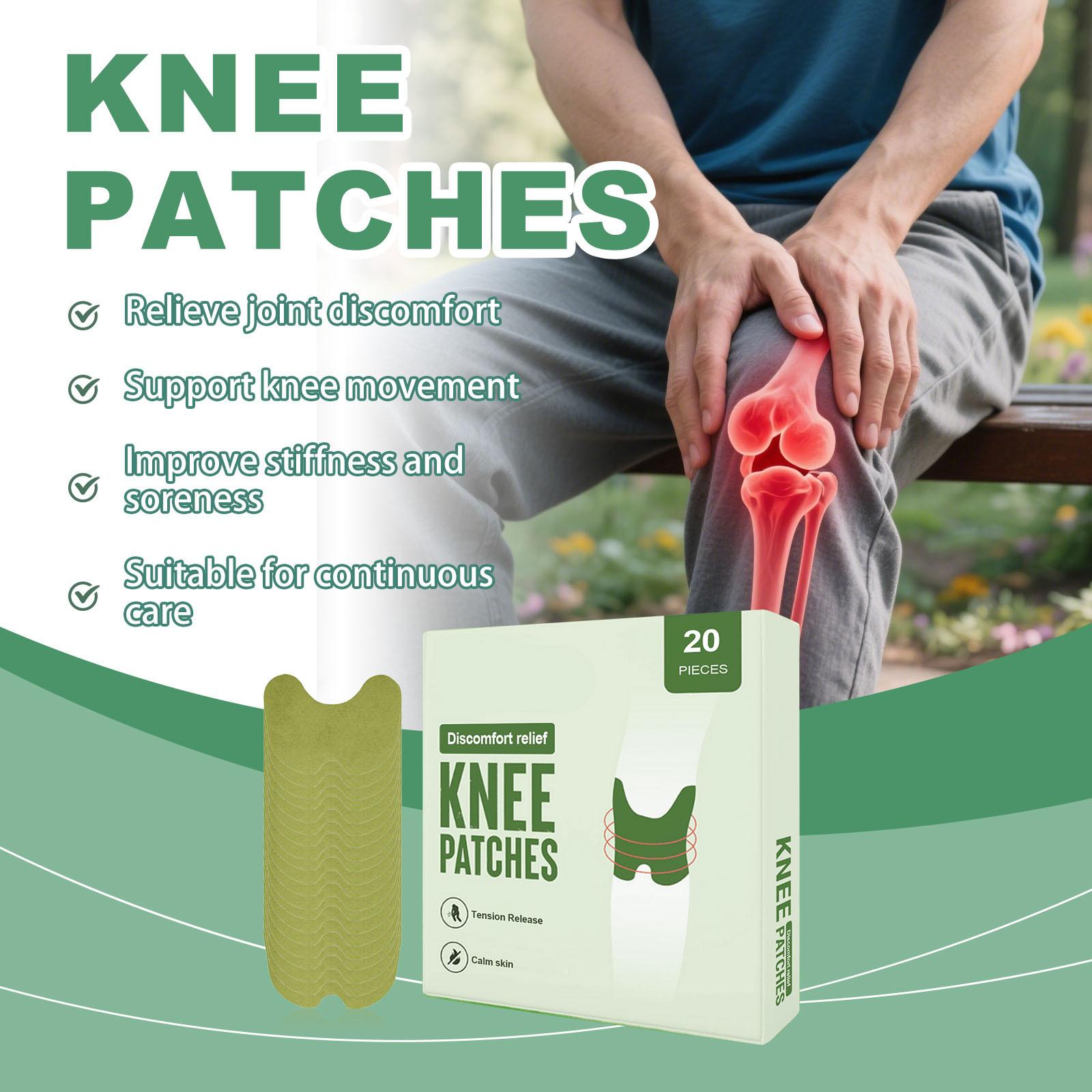 

Mugwort And Soothing Knee Patch, Warm Joint Care Patch, Tightness And Discomfort, Heat Patch. One Size зелений