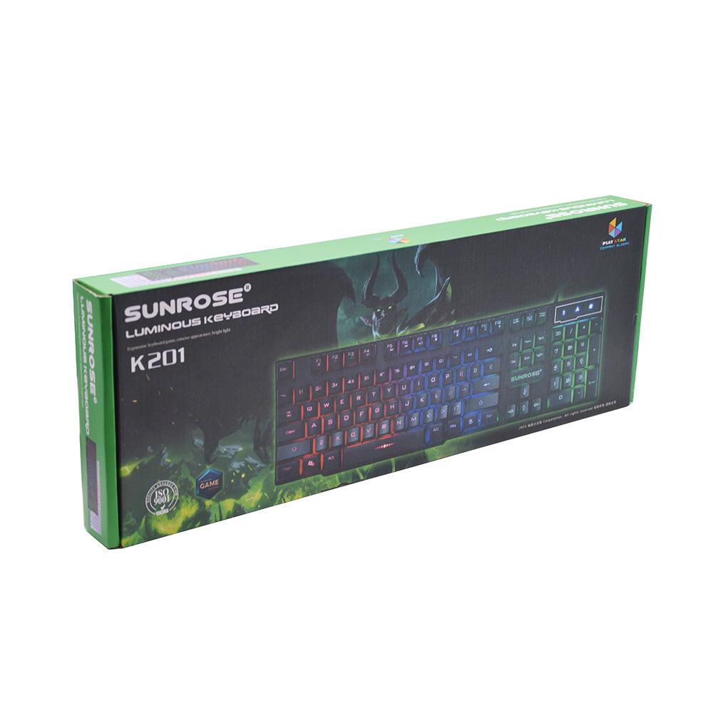 Spanish Keyboard Illuminated Gaming Pc Keyboards Computer Gamer Usb with ñ Led Clavier Wired Luminous By Cable