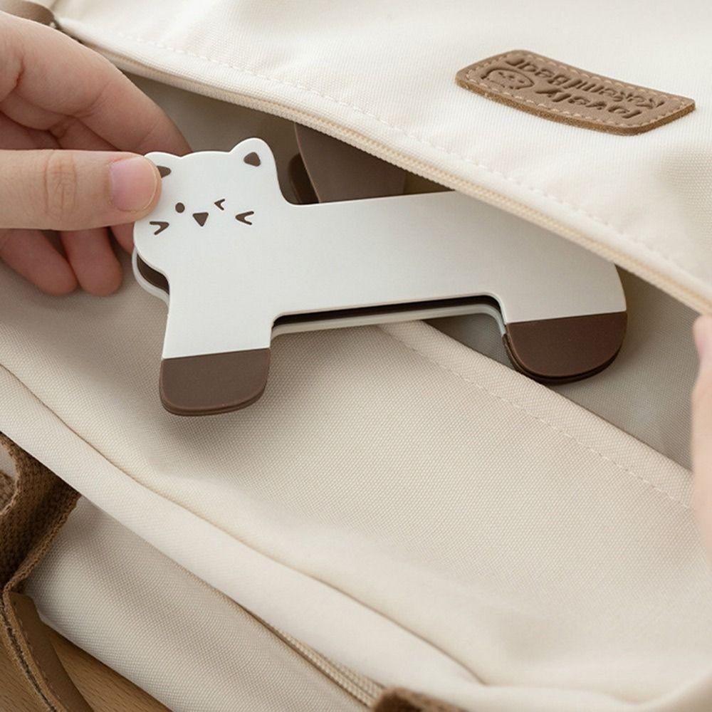 Thickened Fixed Book Clips Cute Cat Bookmark Portable Reading Aid Book Clips  Office