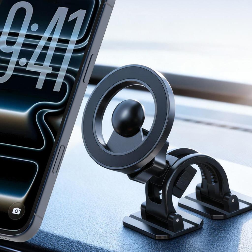 Magnet Phone Holder For Car Foldable Rotating Stand Car Magnet Phone Mount For Compatible Most Smartphones Dashboard Windshield