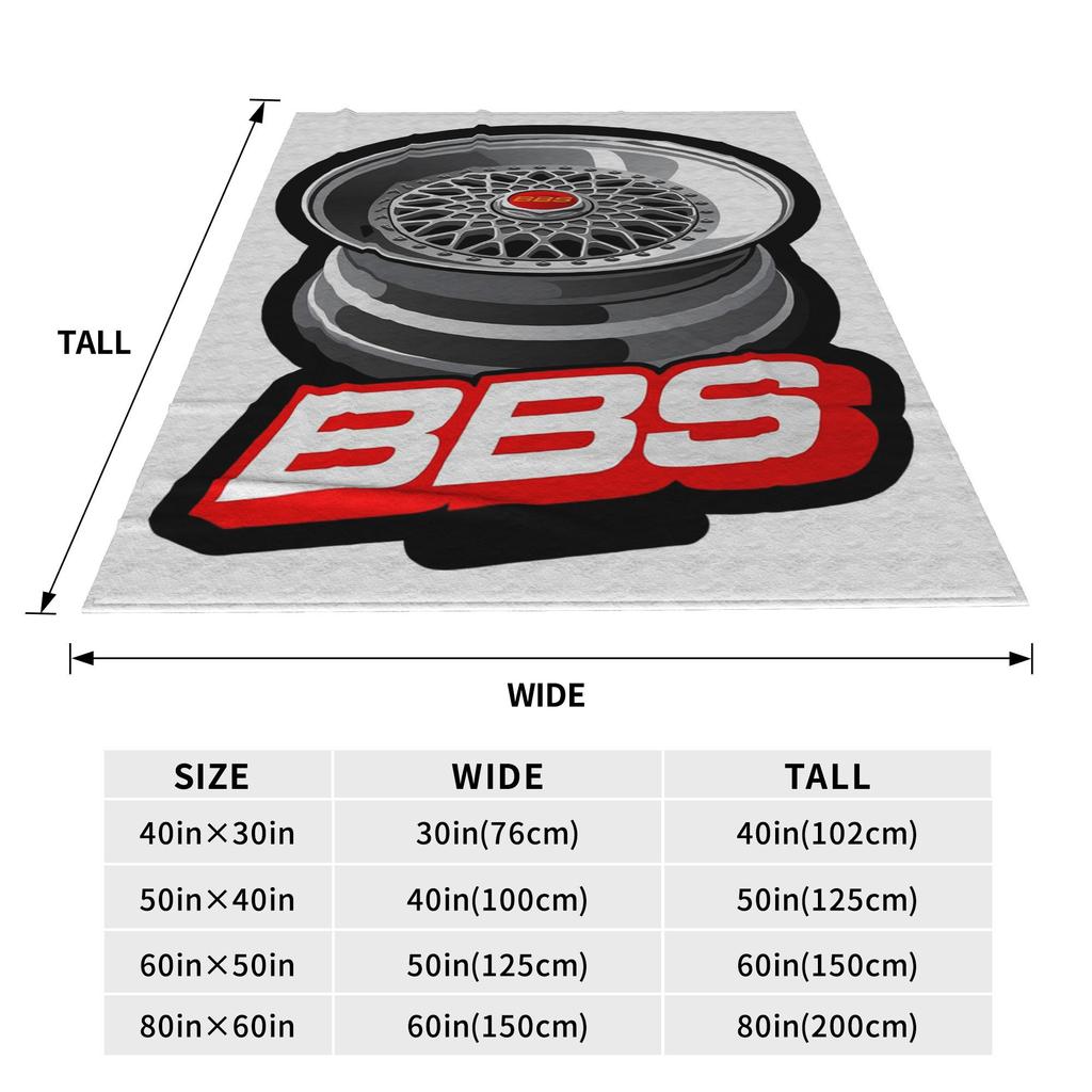 Bbs Racing Rims rs001 Blankets Warm Fleece Sofa Throw Blanket for Home Bedroom Office Throws Bedspread Quilt