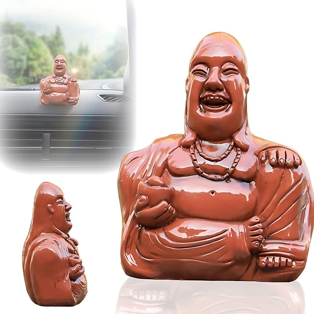 

1/3/5PCS Decorative Ornaments Chinese Feng Shui Luckies Middle Finger Smiling Maitreya Buddha Statue Resin Crafts Ornaments