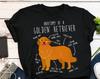 Golden Retriever Shirt, , , Lustiges Hundeliebhaber Geschenk, Süßes Golden Retriever Mama Papa T-Shirt, Hund T-Shirt, Haustier T-Shirt, Review Doggo Meme Humor