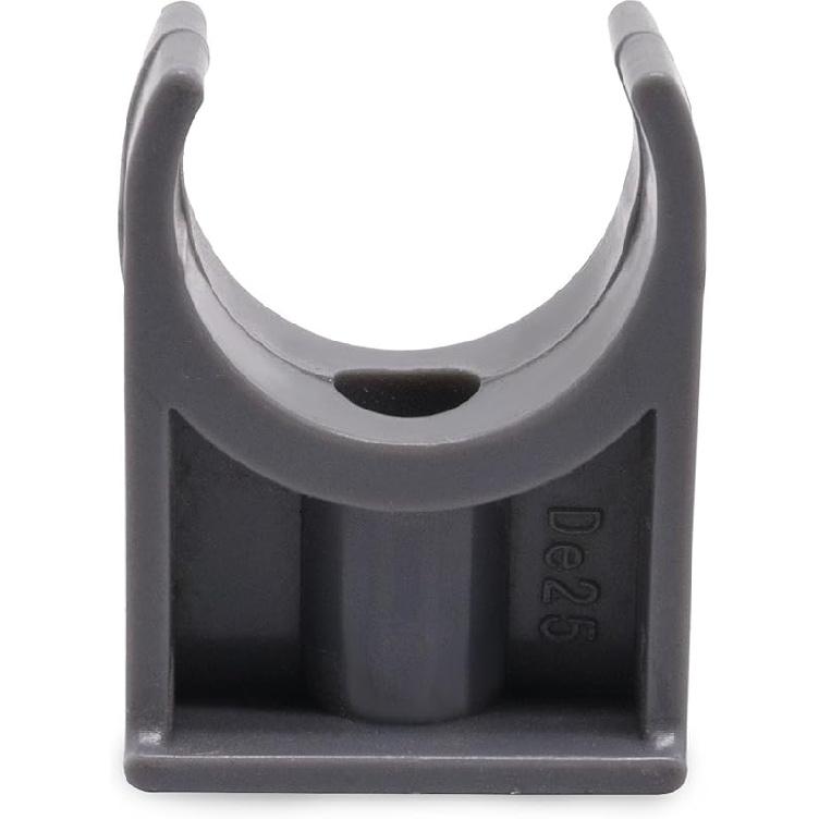 U-Shaped PVC Pipe Clamps 30Pcs Water Plastics Pipe Clamps Hose Hanger Fit for 1-1/2"/40mm OD Pipes, Suport Pex Tubing