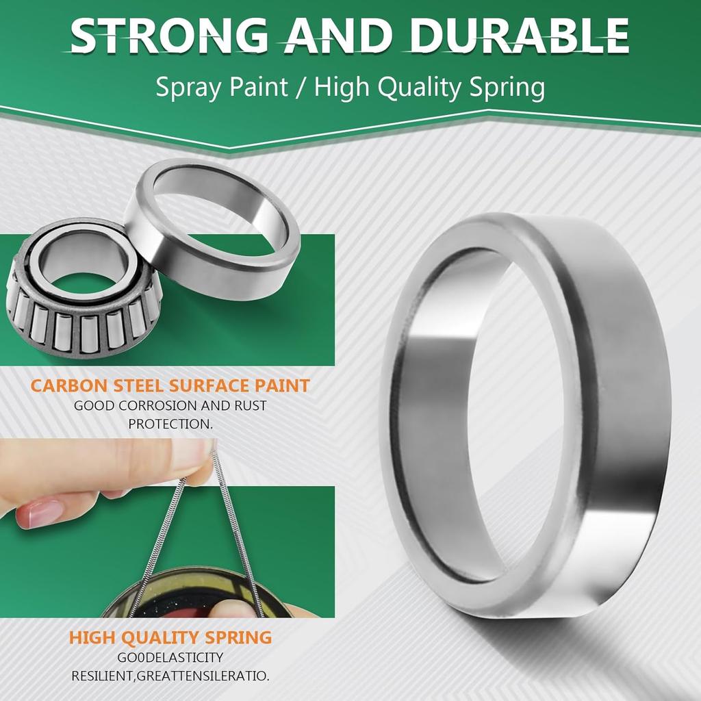 6 szt. Zestaw uszczelniający łożyska piasty koła przedniego Zamiennik dla Ford F150 1997-2003 / F250 1997-1999 / F150 Heritage 2004 / Expedition 1997-2002 / WTA18