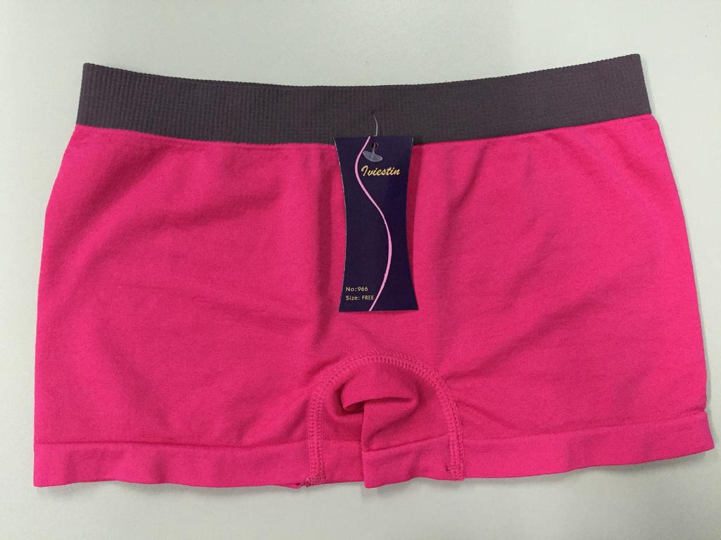 Women's Seamless Mid-Waist Quick-Dry Anti-Exposure Boxer Briefs