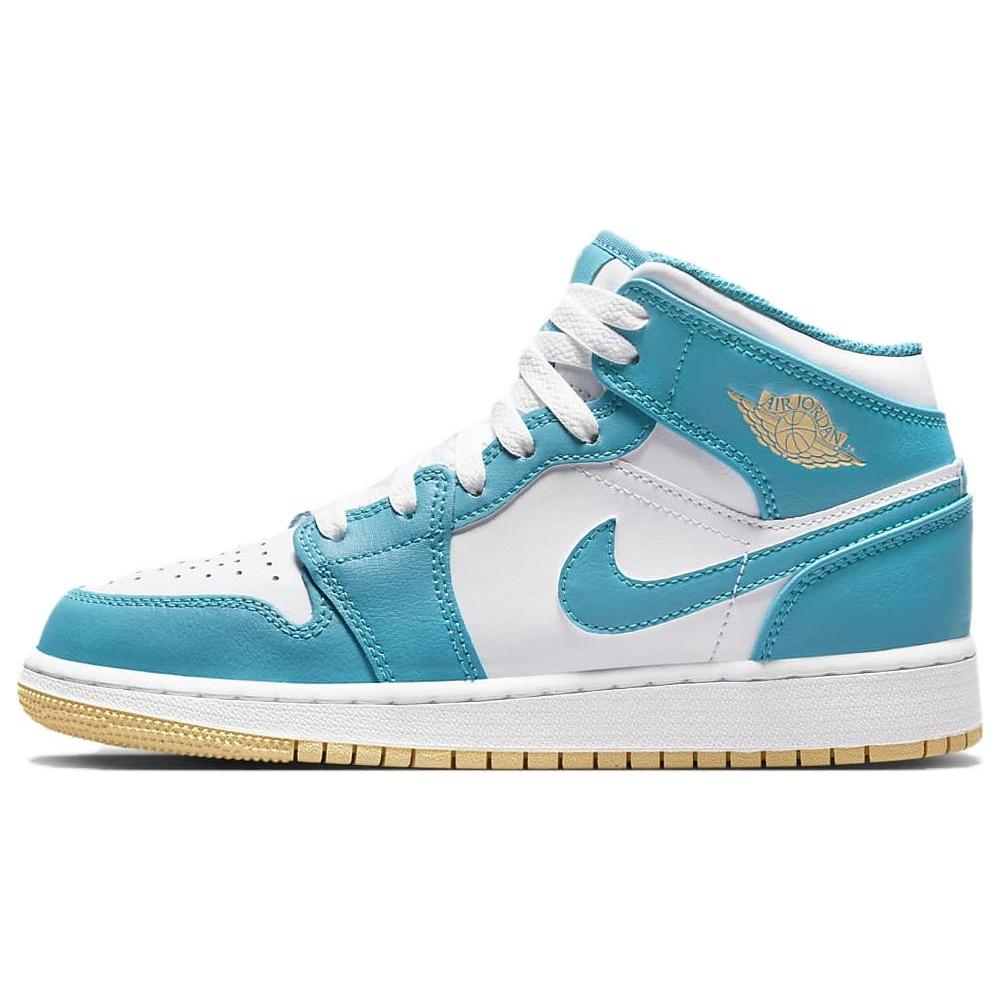 (GS) Air Jordan 1 Mid Aquatone Kids DQ8423-400 EU 36.5