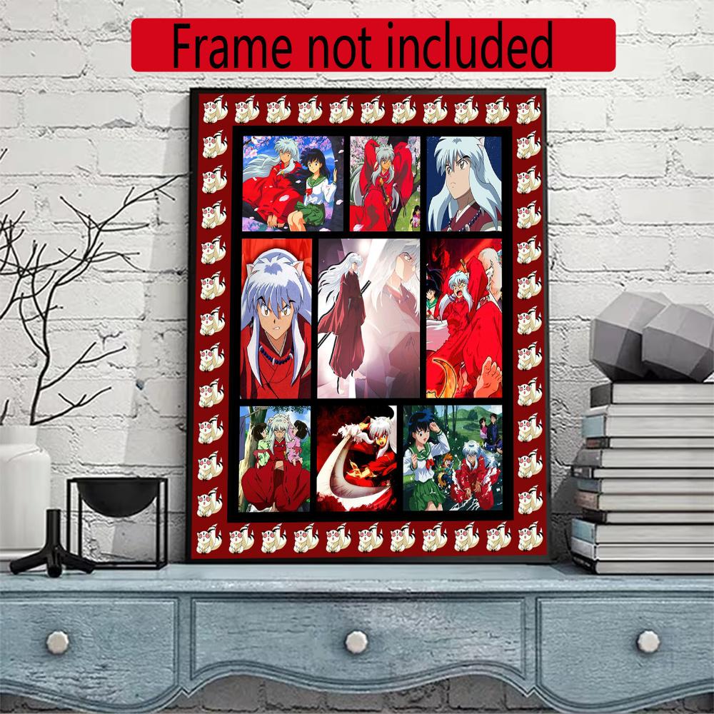 Inuyasha Diamond Painting Round Diamond Mosaic Rhinestones Diamond Embroidery Craft Kit Wall Decor Without Frame