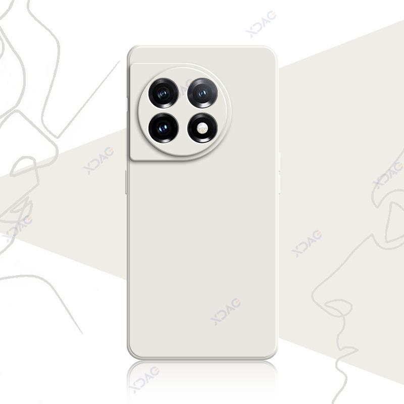 Mobile Phone Case for OnePlus 11 OnePlus11 5G 360 Soft Protector Luxury Square Liquid Silicone Back Cover Anti Fall Bag