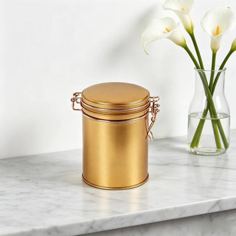Sealed Herbal Tea Food Storage Containers Food Grade Airtight Jars for Kitchen Organization Coffee Bean Nut Storage