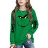 Chlapci Dívky Dětská Móda Denní Všestranné Ležérní Mikiny s výstřihem Denní mikiny s dlouhým rukávem Patchwork Top mikiny