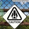 2D Flat - 1pc, Featuring A Fire Hazard Theme, Designed As A Warning Decoration Gift for Industrial Sign Enthusiasts. This Vintage Metal Aluminum