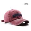 Hat Women's Washed Denim Deep Top Embroidered Cap Outdoor Men's Travel Sunscreen Shade Baseball Cap Tide