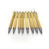 10/20Pcs Set Bamboo Wood Black Lead 0.7mm Automatic Student Mechanical Pencil Office School Writing Stationery