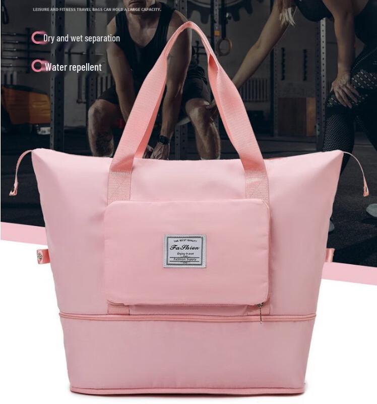 KANDEXS Foldable Wet/Dry Travel & Gym Bag