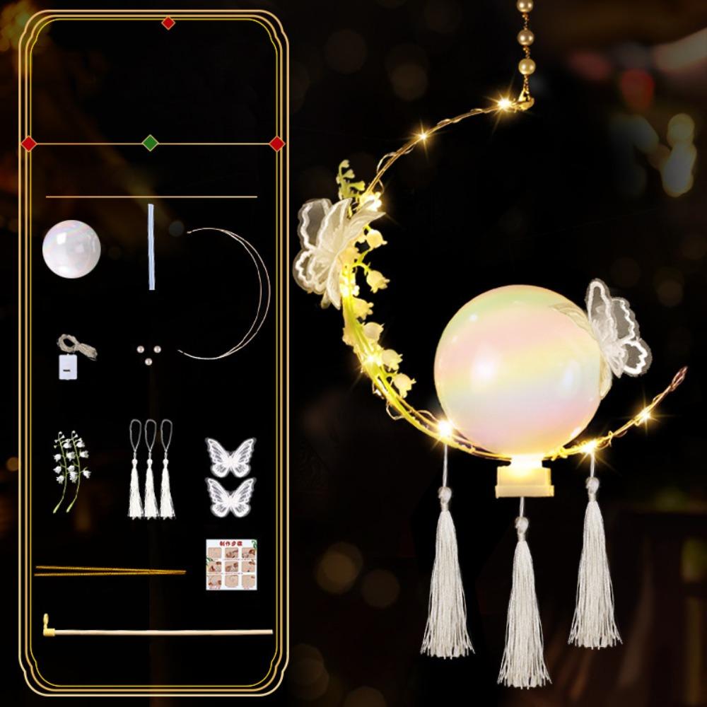 

с LED-подсветкой Фонарь Праздника середины осени Светящийся Светящийся Фонари в виде цветов Реквизит для ханьфу Style 5