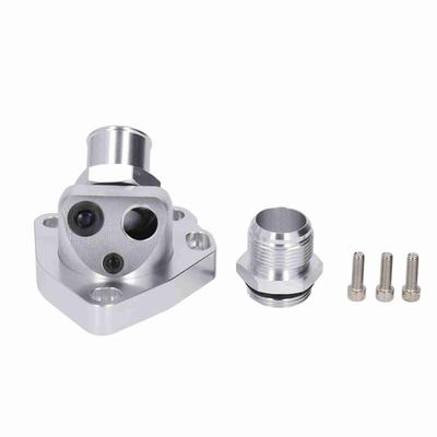 Schwenkbares Thermostatgehäuse Silber für K-Serie K20 K20A K20A2 K20Z1 K24A K24Z Kühlerschlauch
