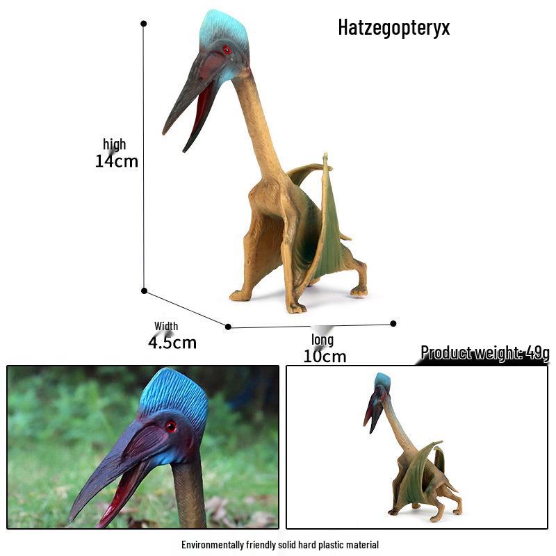 Jurassic Dinosaur Pterosaur Model: Hartzogopteryx Solid Toy Ornament