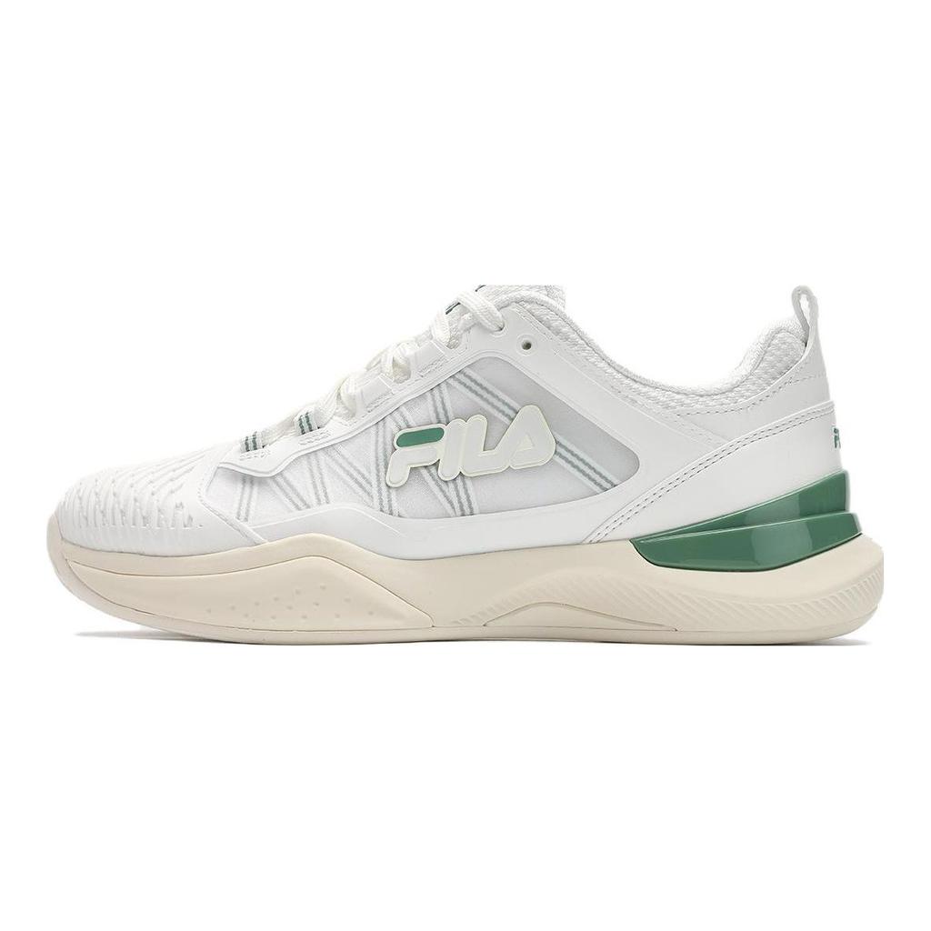 FILA Comfortable Breathable Support Low top Tennis Shoes Women's White Green A12W411501FBW