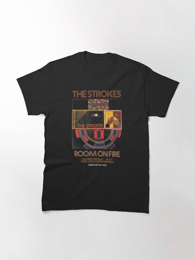 The Strokes Shirt, The Strokes Retro Shirt, The room on fire T-Shirt Unisex T-Shirt XXXXL