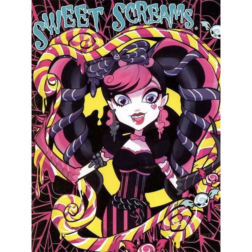 M-Monster H-High Cartoon Diamond Painting Kit Diamond Embroidery Cross Stitch Handmade Art Gift Crafts Home Decor Children Gift