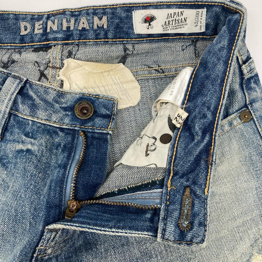 DENHAM Made In Japan, Limited To 300 Bottles, 15 Year Old POINT 5YJ CARROT Fit Denim Bottoms W23L32 Light blueUsed