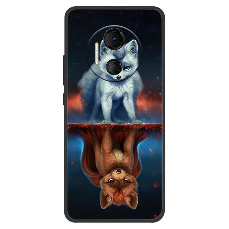 For Doogee X97 Pro Case X 97 Capa Silicone Cute Cats Painted Soft Black Cover for Doogee X97 Pro Cover X97Pro TPU Coque Cases
