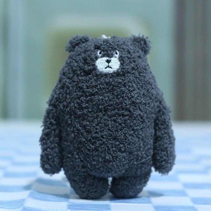 Adorable Cute Bear Plush Keychain Soft Stuffed Animal Doll Bag Pendant Accessory