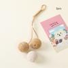 Durable Hemp Chew Toy For Cats Interactive Feathered Ball Teeth Grinding And Biting Fun