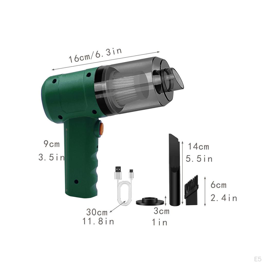 Mały odkurzacz samochodowy bezprzewodowy ręczny przenośny do kurzu z półki komputerowej