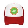 Individuelle Espana Vox Logo Baseballkappe für Unisex Damen Atmungsaktive Spanische Politische Partei Trucker-Kappe Outdoor Snapback Kappen