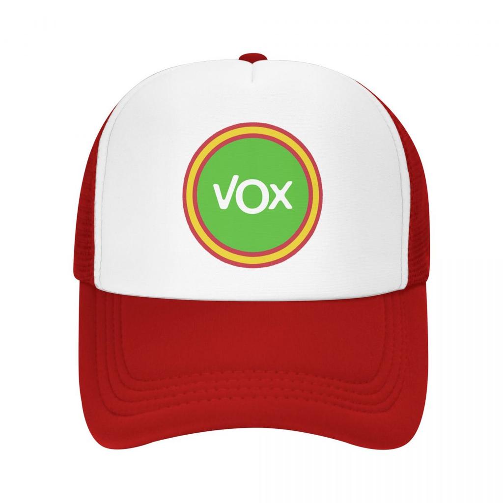 Individuelle Espana Vox Logo Baseballkappe für Unisex Damen Atmungsaktive Spanische Politische Partei Trucker-Kappe Outdoor Snapback Kappen