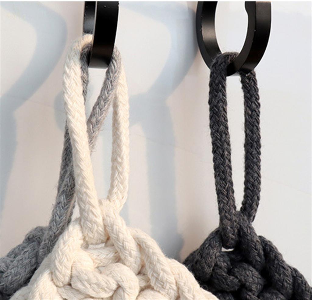 Topflappen, Küchenutensil, Baumwolle, Hitzebeständiger gehäkelter Topflappen mit Aufhängeschlaufen, Quadratische Hitzeschutzmatten für Küche, Kochen und Backen