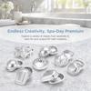Silvery White Cake Mould Tool Reusable Handmade Soap Mold Bath Bomb Mold  Baking Making